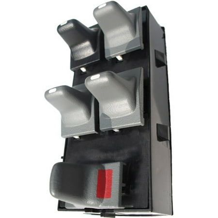 Pontiac Grand Am Four (Pontiac Grand Am Master Power Window Switch 1996-2005 (4 Door) (1996 1997 1998 1999 2000 2001 2002 2003 2004 2005) (electric control panel lock button auto driver passenger)