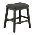 thumbnail image 3 of 5-Piece Bar Table and Chairs Set with Storage Shelves, Dining Table Set with Backless Stools, Counter Height Table Set for Kitchen Living Room, Dining Room, Game Room, Dark Brown, 3 of 8