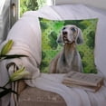 thumbnail image 3 of Carolines Treasures BB9848PW1414 Weimaraner St Patricks Fabric Decorative Pillow, 3 of 4