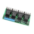 thumbnail image 1 of Module 4-Channel DC 12V 30A Relay Module Control Board Optocoupler Isolation High/Low Trigger, 1 of 7