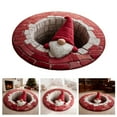 thumbnail image 2 of TIELUTT 3D Visual Rug Santa Up Design Festive Doormat for Large Throw Blankets for Men Well Dressed Home Blanket Soft Blankets for Women Fuzzy Abstract Area Rugs for Bedroom Living Room Carpets and R, 2 of 8