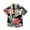Red, variant on RTKFRFLM Boys' Summer Hawaiian Vacation Shirt Fashionable Tropical Floral Print Short Sleeve Collared Top Casual Beach Holiday Button Down Blouse Lightweight Stylish Travel Size 5-16 Years