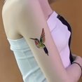 thumbnail image 2 of Waterproof Tattoo Stickers, Colorful Bird Pattern , Fashion Long Lasting Temporary Tattoos, 2 of 4