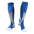 thumbnail image 1 of 1 Pair Compression Sock Reusable Men Women Portable Reusable Protective Breathable Nonslip Running Riding Football Fitness Sport Stocking XXL, 1 of 8