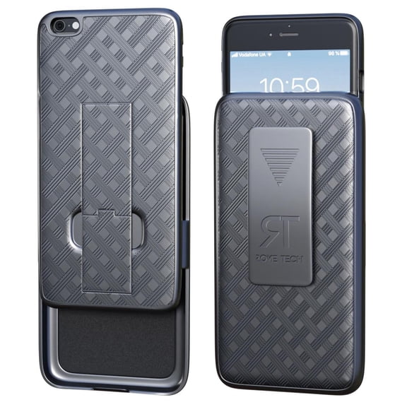 Rome Tech for Apple iPhone 6/6s 4.7" (2015) Shell Holster Combo Case - Black