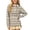 Khaki, variant on SERTGUTR Girls Striped Half Zip Shirt, Long Sleeve Turn Down Collar Top, Loose Casual School Uniform Shirt, Everyday Outdoor Daily Shirt