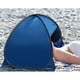 thumbnail image 5 of Tienda de playa, refugio solar, sombrilla de playa anti-UV para verano, reposacabezas portátil instantáneo Cinta Negra Azul, 5 of 9