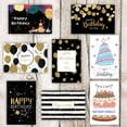 thumbnail image 4 of Tarjeta de felicitación de 24 piezas, tarjetas de cumpleaños únicas y respetuosas con el medio ambiente, juego grande de tarjetas de feliz cumpleaños para adultos y niños, escritura y bendición, 10x15, 4 of 4