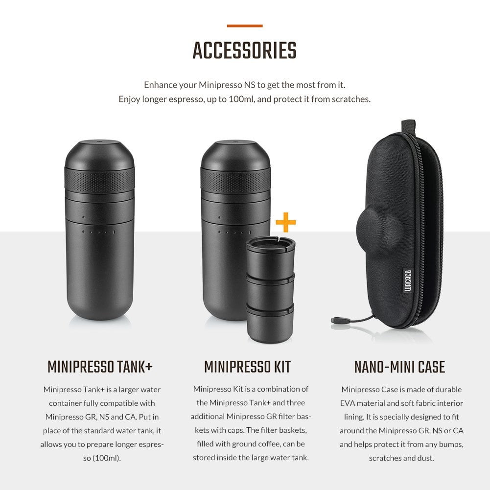 Minipresso Portable Espresso Machine For Ground Coffee