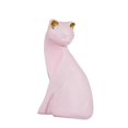 thumbnail image 1 of Resin Cat Figurine Pink Animal Figurine Home Decoration Desktop Ornament Living .5x8.5x18cm 1Set, 1 of 3