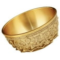 thumbnail image 4 of Brass Fortune Bowl Decorative Brass Fortune Basin Home Tabletop Adornment Brass Bowl Decor, 4 of 9