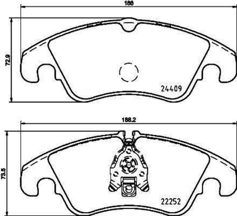 HELLA Brakes 355023221 HELLA OE Certified