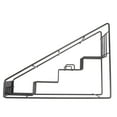 thumbnail image 4 of Compartment Wire Bottle Holder, Staircase Shape Rust Resistance Spice Shelf Space Saving Stainless Steel Easy To Clean  for Living Room, 4 of 7
