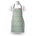 thumbnail image 3 of Wild West Apron, Cactus Mountains Sunset and Cowboy, Unisex Kitchen Bib with Adjustable Neck for Cooking Gardening, Adult Size, Pale Seafoam Multicolor, by Ambesonne, 3 of 4