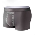 thumbnail image 1 of Ropa interior funcional de ángulo plano para hombre, bragas deportivas de algodón con entrepierna y masajeador de rodillas, 1 of 2
