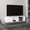 White, variant on Discreet Entertainment Storage - 63" Wide Modern TV Stand for Home