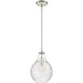 thumbnail image 1 of Quoizel Genie 1-Light Brushed Nickel Mini Pendant Light, 1 of 4