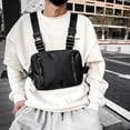 thumbnail image 1 of Bolsas de aparejo de pecho de Hip Hop, bolsa de aparejo Oxford multifunción, chaleco, ropa de calle rectangular, 1 of 5