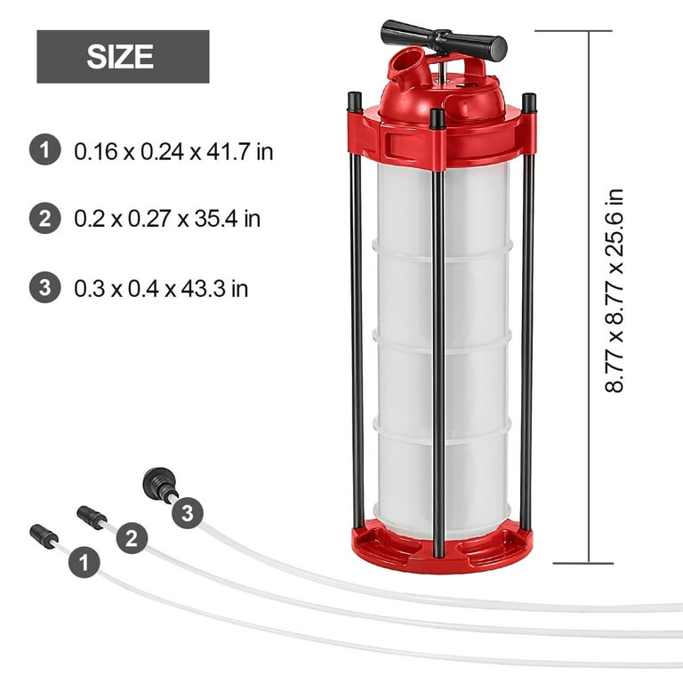 7.5L Manual Oil Pump Vacuum