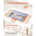 thumbnail image 3 of 1000 Piece Wooden Jigsaw Puzzle Board with Storage Drawer - 29x21 Inch Portable Puzzle Table, Includes Cover, 3 of 11