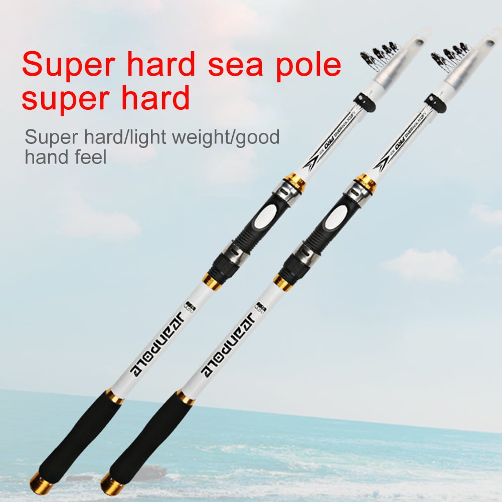 Super Light Hard Telescopic Fishing Rods Carbon Fiber Hand Pole for Carp Fishing 