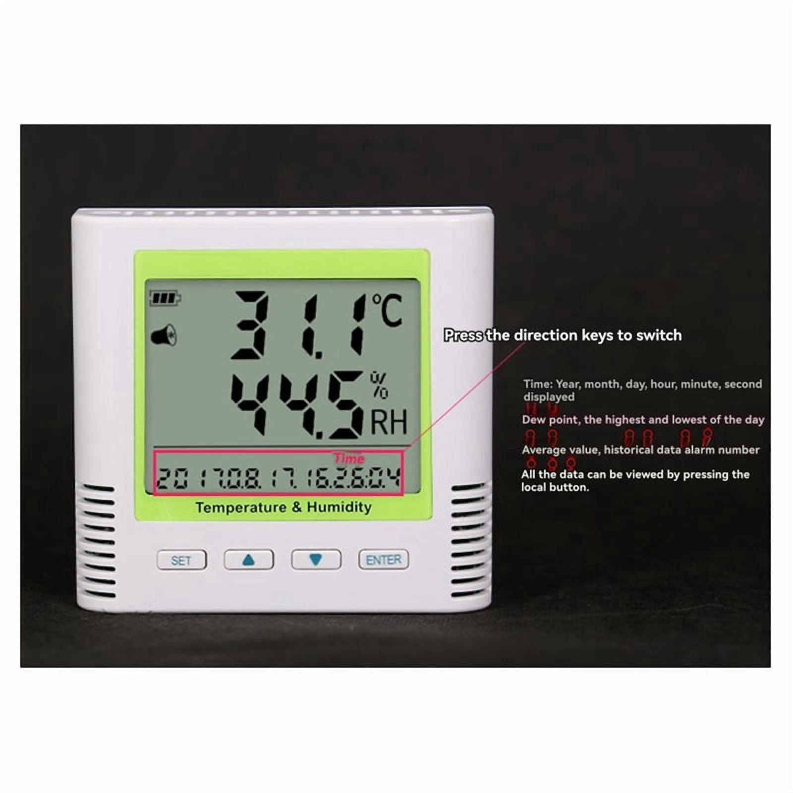 TH20BL Bluetooth Temperature and Humidity Recorder, Intelligent High- Barometric Temperature and Humidity Meter