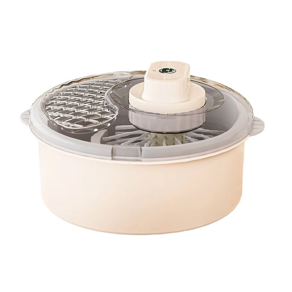 Cozival 2-in-1 Lettuce Spinner, Fruit Cleaner, Vegetable Cleaner, Spinner, Washer, Dryer, Salad and Produce Prep Kitchen Tool