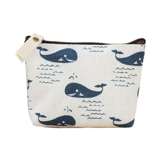 Petit Sac à Main Petit Sac en Toile Fermeture Éclair Petit Sac à Langer Mini Sac de Rangement Organisation et Rangement de Chambre