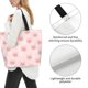 thumbnail image 3 of Balery Cute Pig Face Bolsa Tote Estilo Estético con Cremalleras, Bolsa de Hombro, Bolsa de Compras Grande y Plegable, 3 of 8