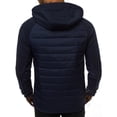 thumbnail image 4 of Chaqueta casual de suéter de chaqueta de empalme a juego de color de moda de otoño para hombre Pompotops oipoqjl10137, 4 of 5