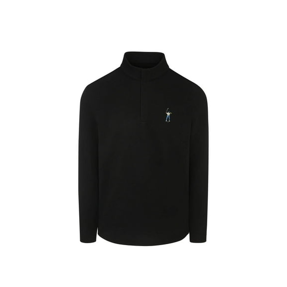 Eastside Golf Men's Quarter Zip - Black