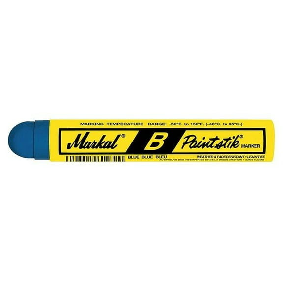 Markal® Paintstik Original B Marker, Blue Color, 12 Markers (434-80225)