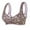 Grey, variant on Clearance! Manxivoo Women Bra Women's Flower Print Plus Size Without Ring Vest Style Front Button Underwear Bra