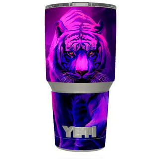 Bright Trendy Green Color Swirled - Skin Decal Vinyl Wrap Kit compatible  with the Yeti Rambler Cooler Tumbler Cups