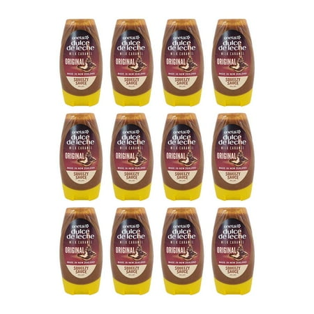Pack-12 Squeezy Onetai Dulce de Leche Milk Caramel Squeeze Spread/Sauce 280 Grams