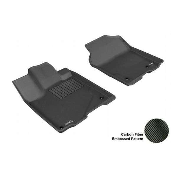 3D MAXpider L1AC00511509 ACURA RDX 2013-2014 KAGU BLACK R1 Floor Mat