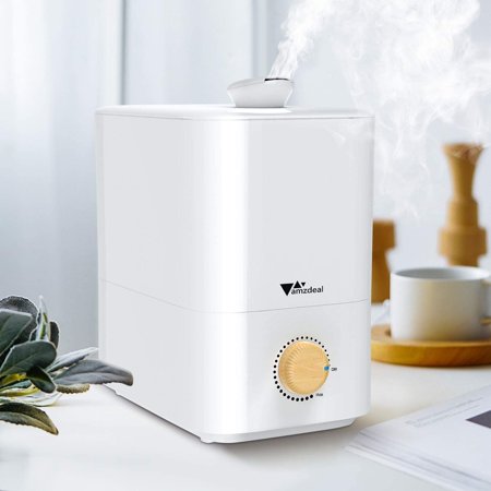 amzdeal Air Humidifier 5L Cool Mist Humidifier Quiet Top Fill