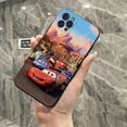 thumbnail image 3 of Funda de teléfono Disney Cars Lightning McQueen para iPhone 8 7 6 6S Plus X SE 2020 XR XS 14 11 12 13 Mini Pro Max Funda para móvil, 3 of 5