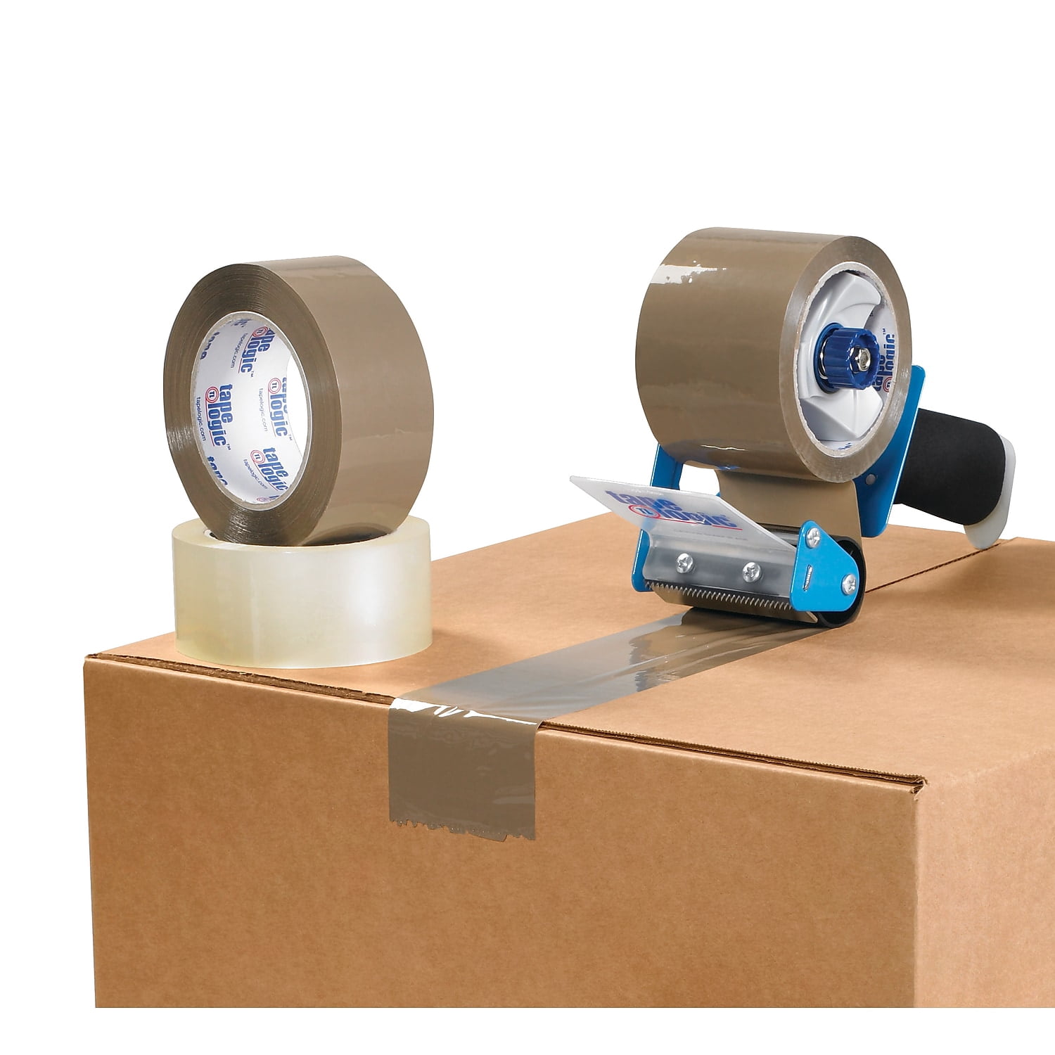 Tape Logic® Acrylic Sealing Tape, 3" Core, 3" x 55 Yd., Tan, Pack Of 6