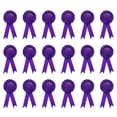 thumbnail image 1 of Unique Bargains Blank Award Ribbon, 18 Pcs Honorable Prize Recognition Ribbon, Dark Purple, 1 of 5