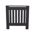 thumbnail image 2 of JERFIT Black Radiator Cover Cabinet with Ventilated Slats, MDF Wood Heater Enclosure Shelf for Living Room, Bedroom, Home Decor, 2 of 7