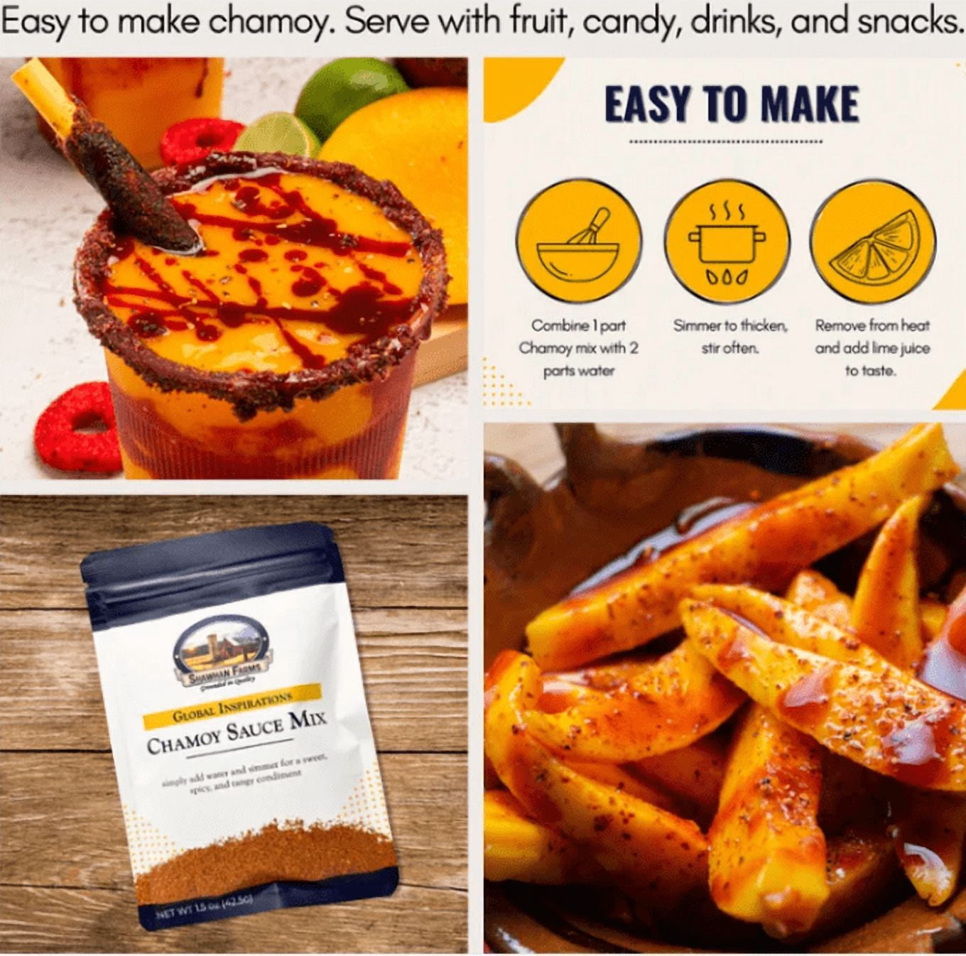 Karen's Naturals Dried Fruit - 2 Flavor; 1 Each: Mango, Peach | Shawhan Farms Chamoy Mix & Merlinsmart Zine