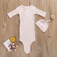 thumbnail image 3 of Fortune Baby Silkworm Cocoon Type Newborn Wrap Comfort Sleeping Bag Hat Set, 3 of 5