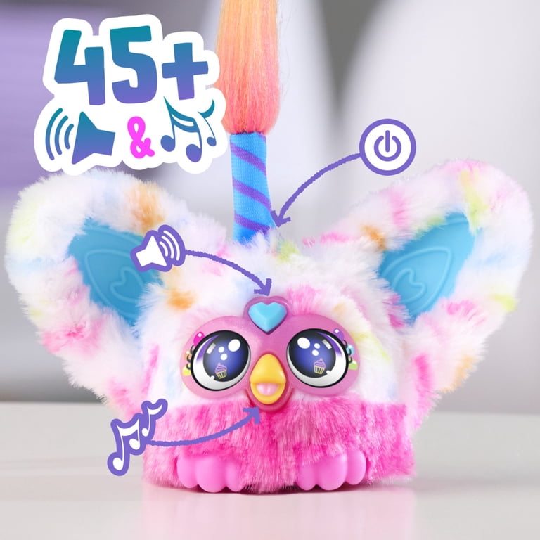 Furby Furblets Bee-Day Mini Electronic Plush Toy for Kids 6 and up
