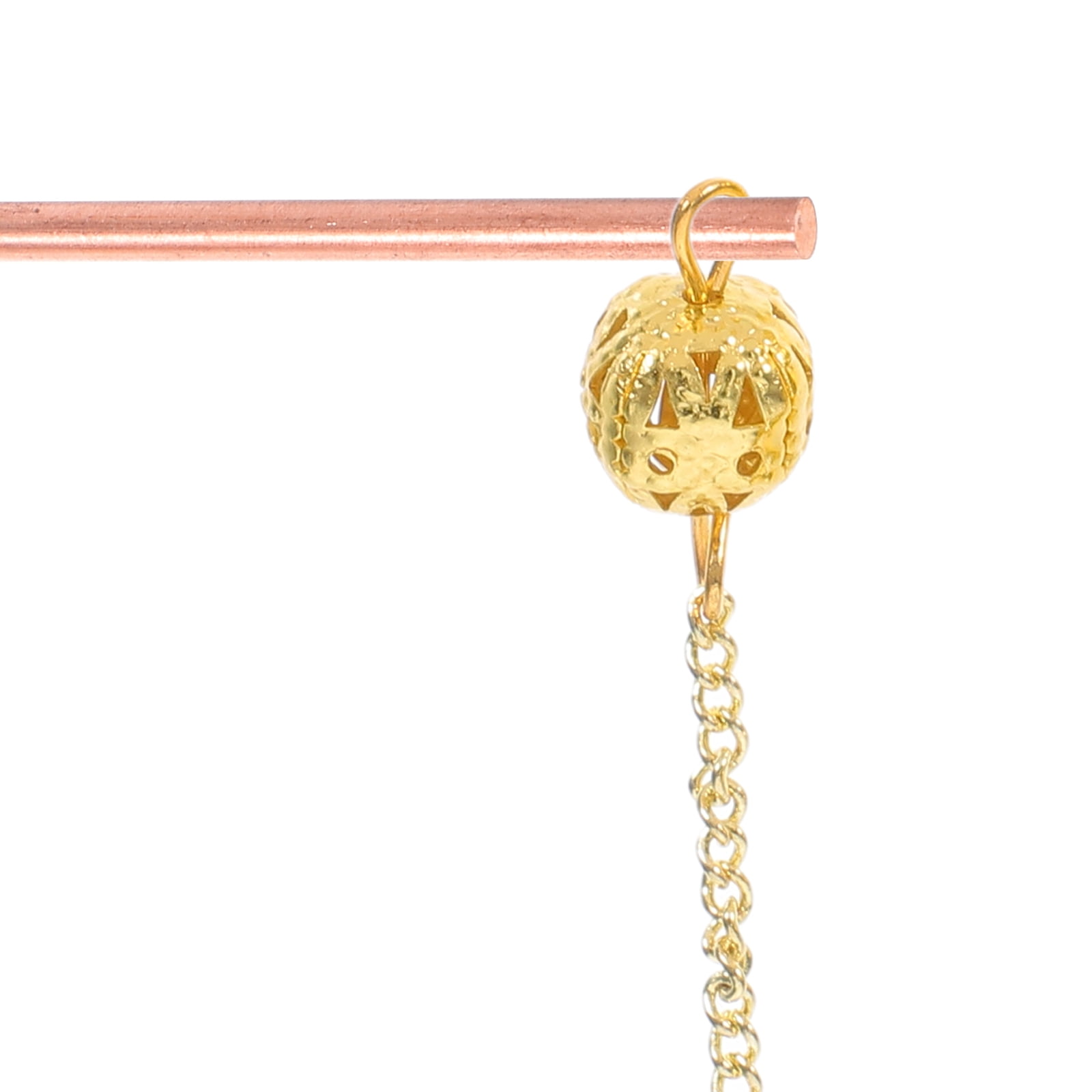 Hemoton 1 Set Handheld Copper Dowsing Rods For Spiritual Use And Treasure Hunting, Copper Divining Tools For Energy Seeking Portable Metal Detector Equipment