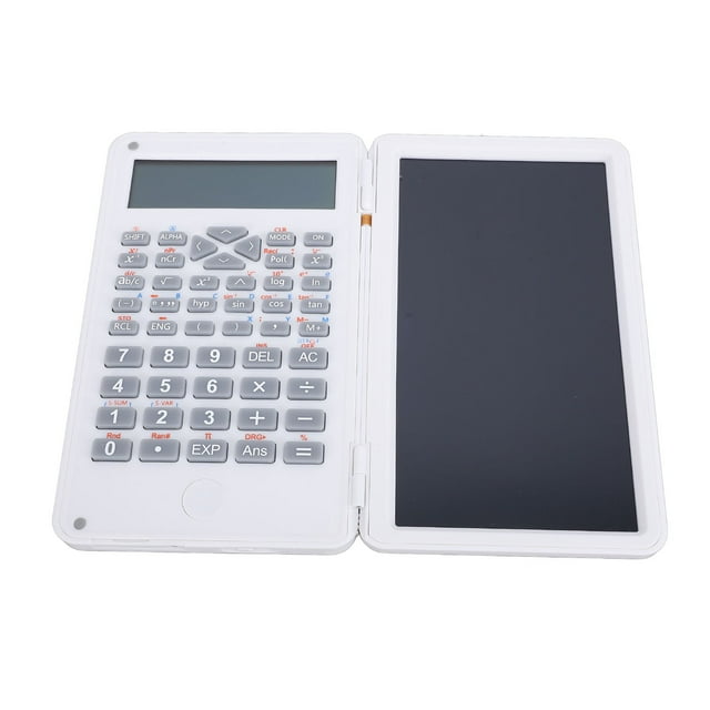 6 Inch LCD Large Screen Writing Pad Scientific Calculator with Writing Tablet,2 Line Display, Foldable Calculator for Home School Office Business,Lightweight Design,No Glare Screen