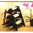 thumbnail image 4 of 10 Bottles Hardwood Wine Stand / Rack, 4 of 5