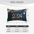 thumbnail image 6 of Fotbe Happy New Year 2024 (3) Pillow Cases - Envelope Closure - Luxury, Extra Soft, Cooling Pillow Covers - Wrinkle, Fade, Stain Resistant-20"x30", 6 of 9