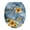 Blue Marble Stripe Sunflower Daisy, variant on ZIATUBLE Thanksgiving Maple Leaves Toilet Lid Dust Cover Fall Cat Pumpkin Toilet Seat Lid Covers Soft for Bathroom Easy to Install Toilet Lid Cover Decorative Toilet Seat Covers Lids