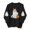 Black, variant on Halloween Sweatshirt Women Vintage Ghost Graphic Tee Goth Shirt Long Sleeve Pullover Tops